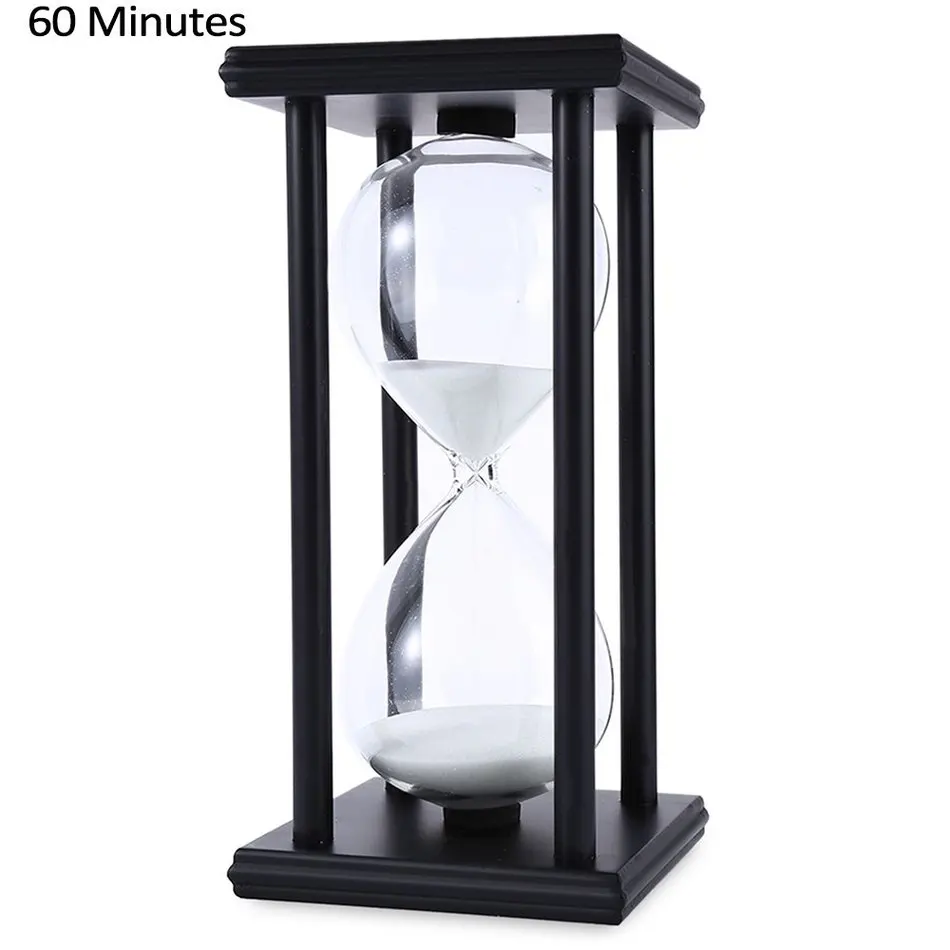 

Wooden Sandglass Sand Hourglass 45/60 Minute 20.5*10*10 Countdown Timer Clock Xmas Birthday Gift Home Decoration Reloj De Arena