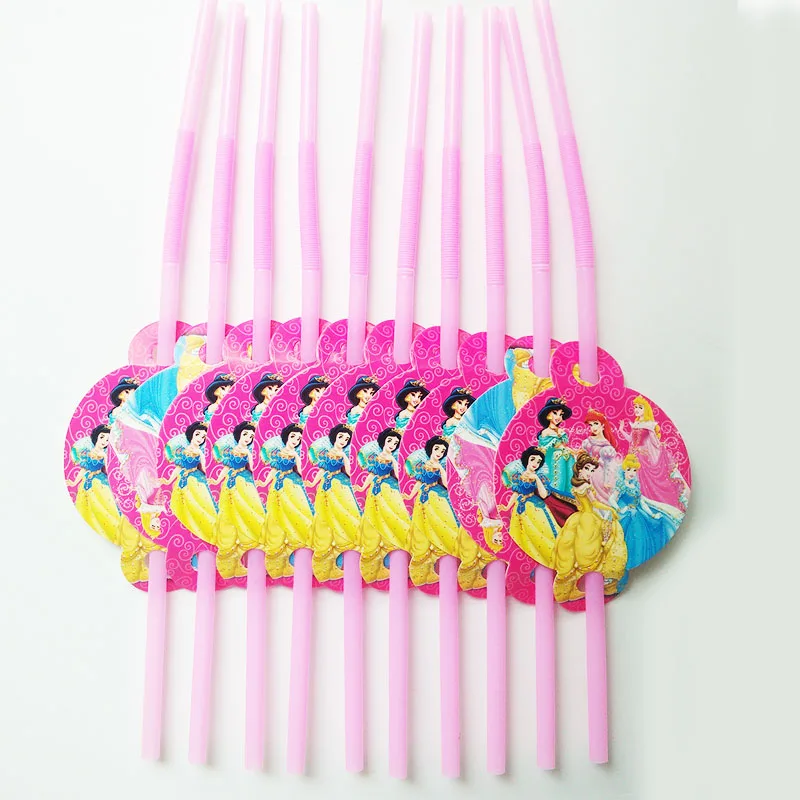 10pcs/20pcs The Cars McQueen Cartoon Disposable Straws for Kids birthday wedding Children's day party suppliers | Дом и сад