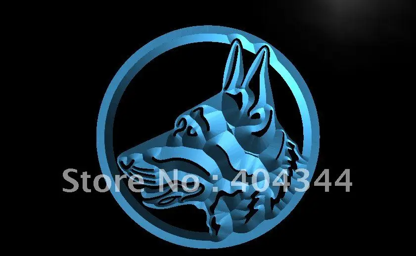 

LB668- German Shepherd Dog Pet NEW LED Neon Light Sign