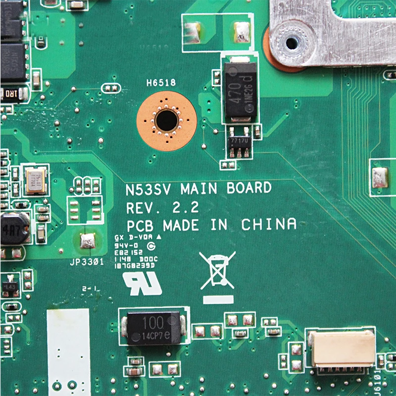 GT540M/1 Гб 4 * слота N53SV материнская плата GT540M REV: 2 для For Asus N53S N53SN N53SM ноутбука
