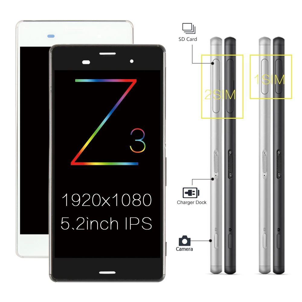 Оригинальный сменный дисплей для SONY Xperia Z3 Compact рамка Mini D5803 D5833 ЖК D6603 D6633|ЖК-экраны