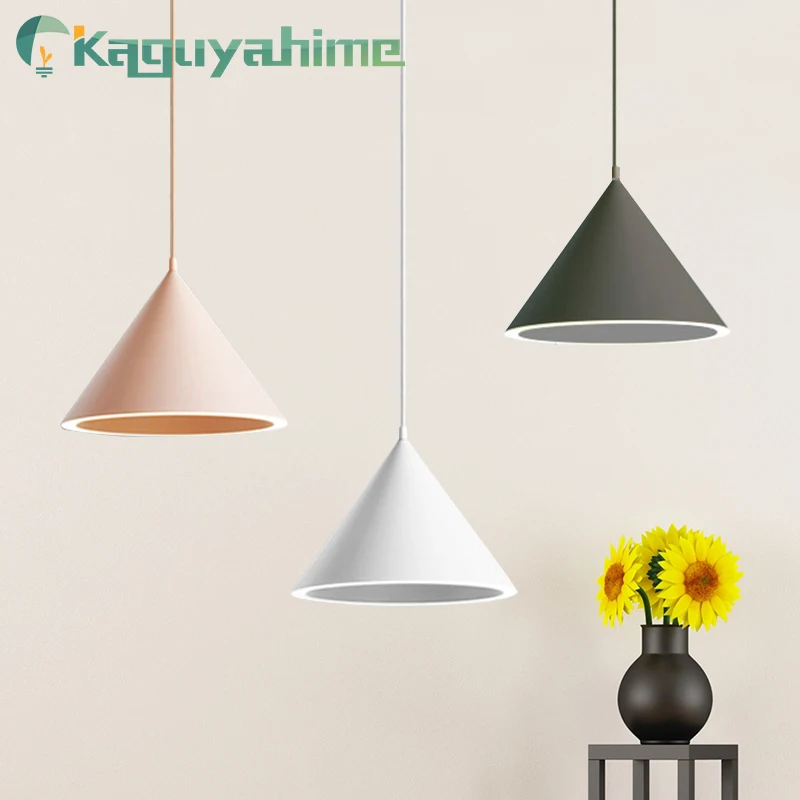 Kaguyahime 2019 Новый подвесные светильники 15 W AC 110 V 220 240 Алюминий абажур подвесной