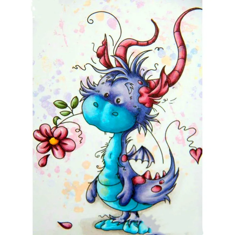 Алмазная 5D картина дракон полноразмерная/круглая вышивка сделай сам крестиком