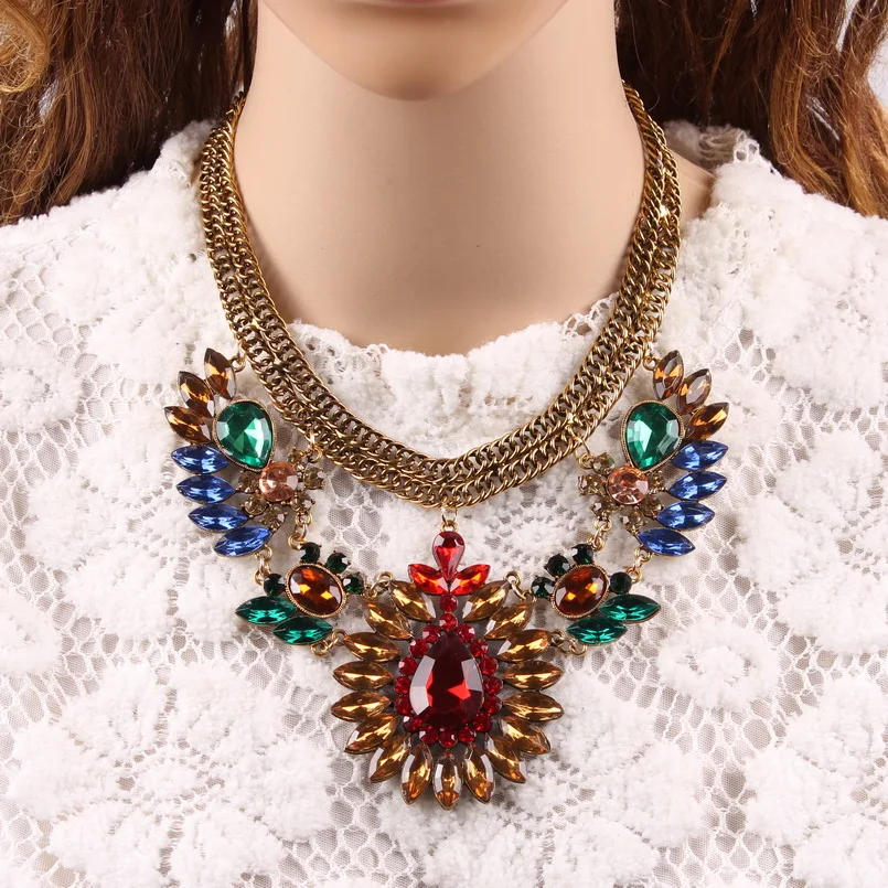 Осень 2017 г. Новое поступление модные пикантные дешевые ювелирные изделия Золотая