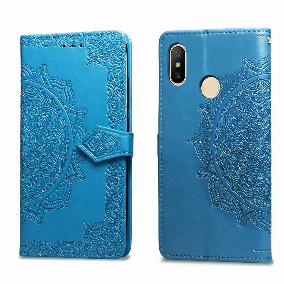 Роскошный чехол из искусственной кожи для Xiaomi mi Max 3 чехол-книжка с 3D цветком
