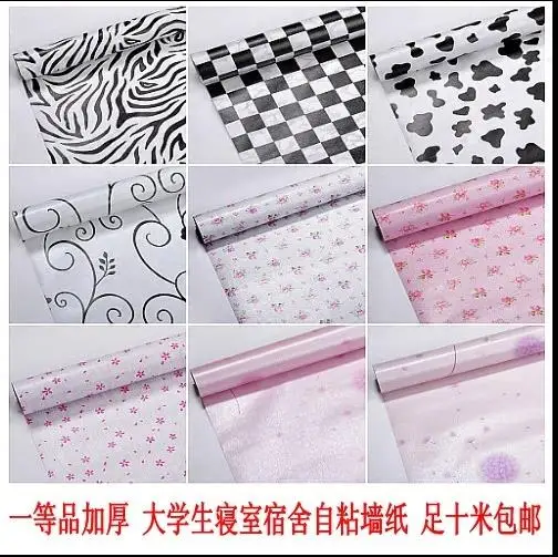 Самоклеящиеся обои для общежития кровать самоклеящиеся Настенные стол книжный