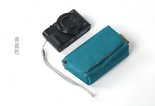 cyan Камера чехол сумка для sony карты RX100 M2 M3 M4 M5 WX500 HX50 HX60 HX90 Камера чехол; защитный чехол Canon G9X G7X G7X Mark II - Цвет: cyan