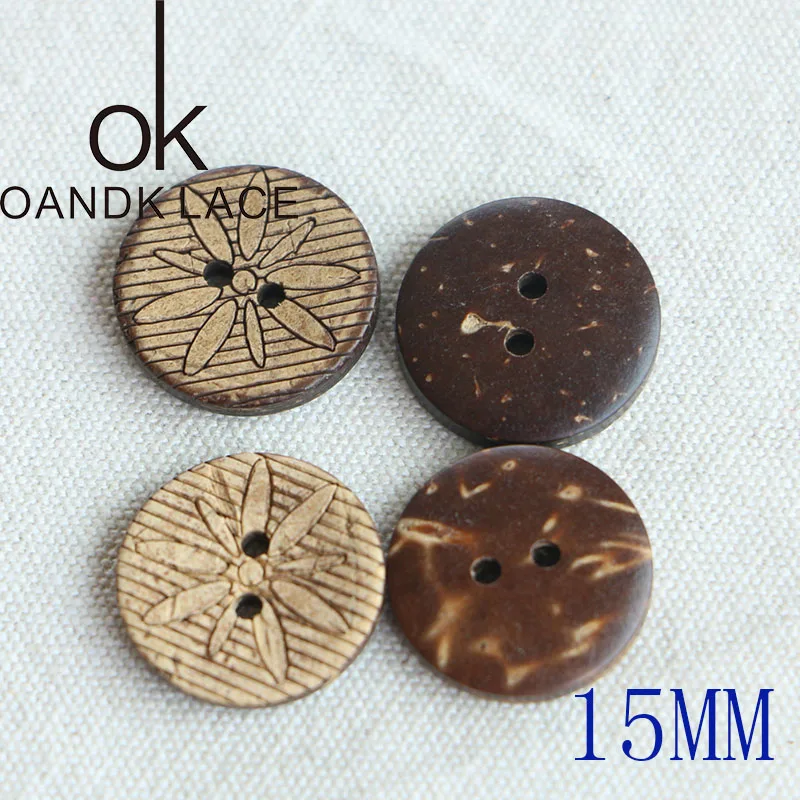 10-18MM 20PCS buttons round matte resin double-sided button coat windbreaker | Дом и сад