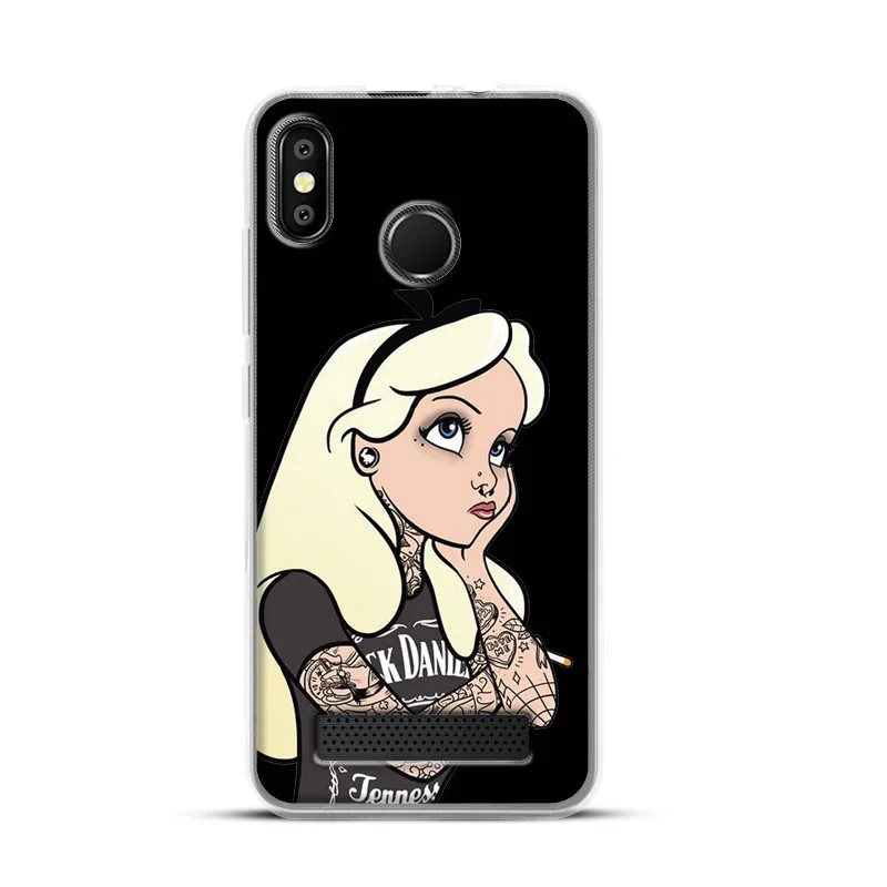 Силиконовый чехол для Vernee T3 Pro с полной защитой мягкий ТПУ принтом задняя крышка