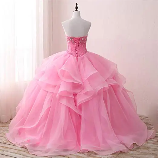 ANGELSBRIDEP высококачественное милое платье 16 Quinceanera 2021 очаровательное Многоярусное