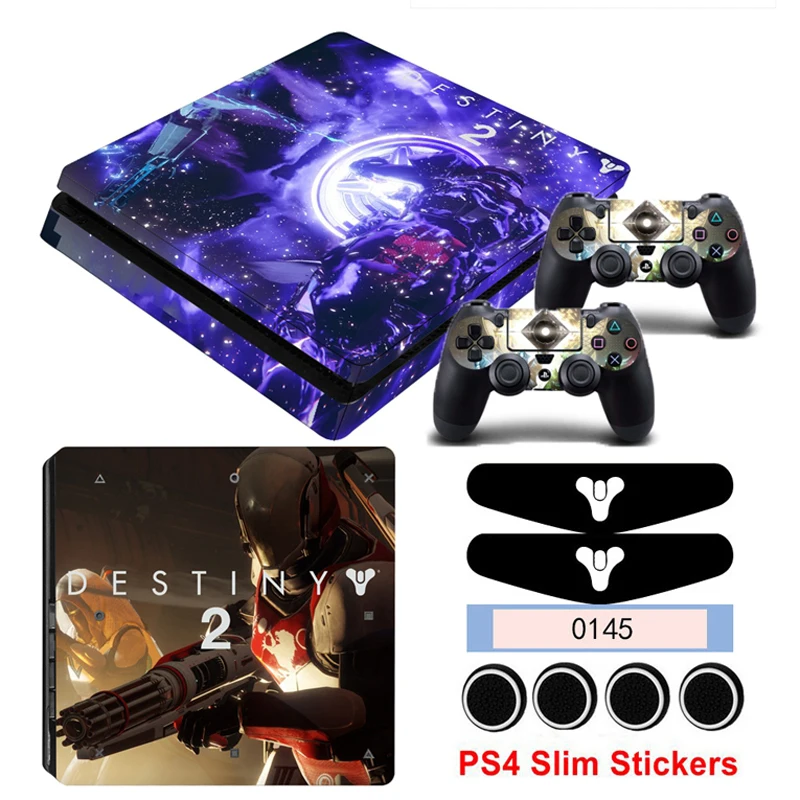 Тонкая наклейка для PS4 игры Destiny 2 s Playstation 4 Slim виниловые наклейки консоли и
