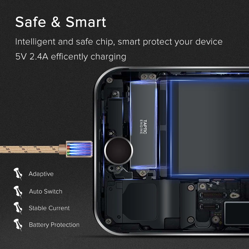 Кабель Micro USB EECPT для Samsung S7 S6 Xiaomi Redmi Note 5 кабель быстрой зарядки и передачи данных