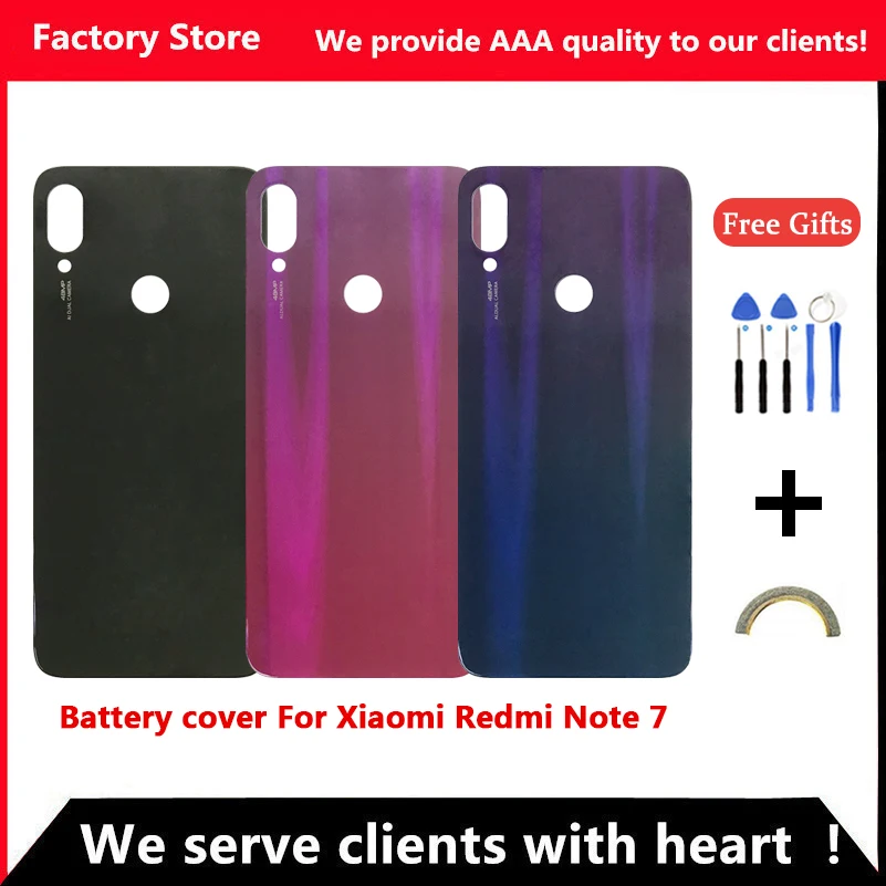 Батарея на заднюю панель для телефона Redmi Note 7/Note 7 PRO Батарея задняя крышка чехол для Redmi Note7/Note7 PRO Батарея задняя крышка Корпус
