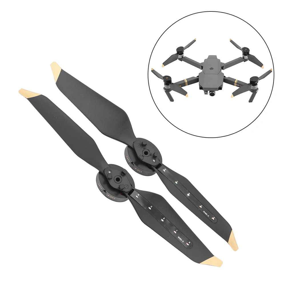 Mavic 8331 малошумные быстросъемные пропеллеры черные для Pro серии в наличии