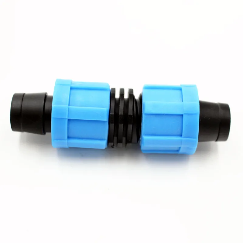 

20pcs/pack Dn17 Lock Coupling Connector Drip Irrigation Tape Fittings Thread Lock Garden Irrigation Pipe Connectors Y101