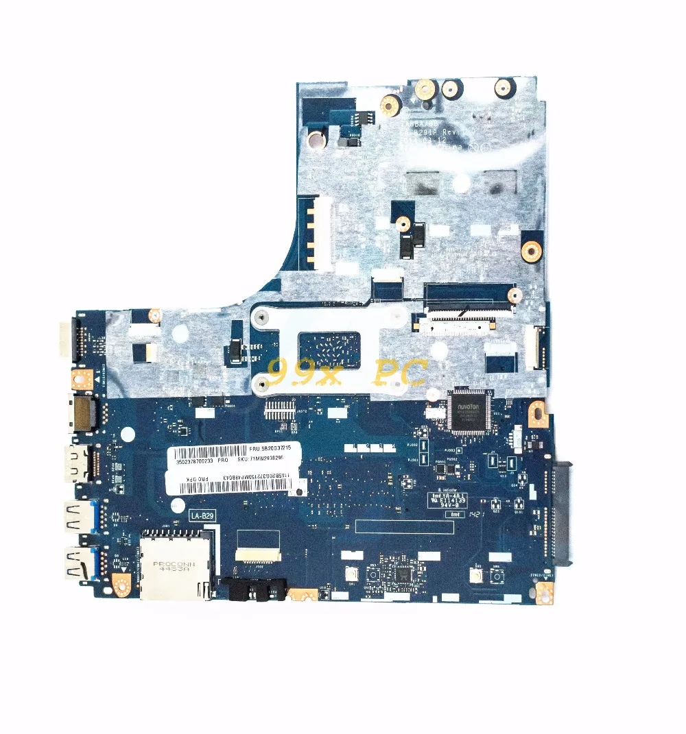 Материнская плата для ноутбука lenovo B50-45 N50-45 W/для A6-6310 Процессор ZAWBB LA-B291P W/ATI 8500 м R4