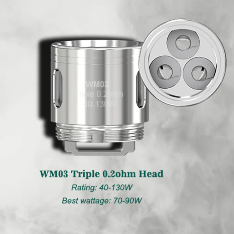 Оригинальная катушка Wismec WM01 5 шт./лот 0 4 Ом WM02 15 WM03 2 для электронной сигареты RX GEN3