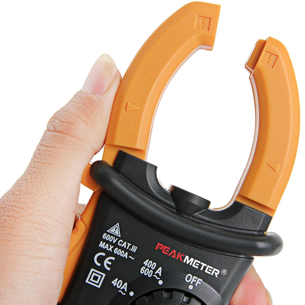 Peakmeter MS2008B Digital AC клещи 4000 отсчетов с подсветкой электрический ток тестер