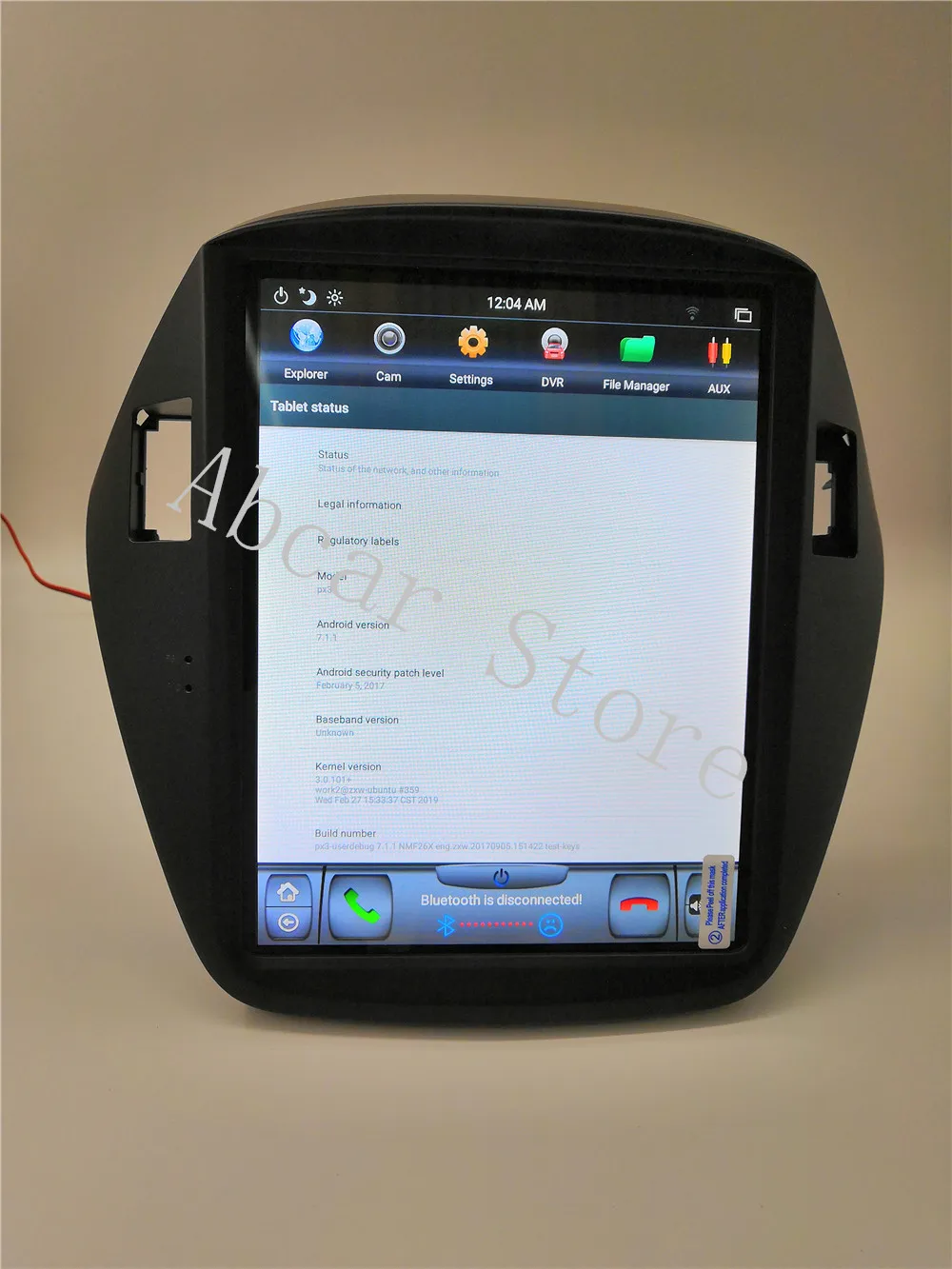 10,4 ''Tesla стиль Android 8,1 автомобильный dvd-плеер gps навигация для hyundai IX35 TUCSON 2009- стерео радио головных устройств ips PX6