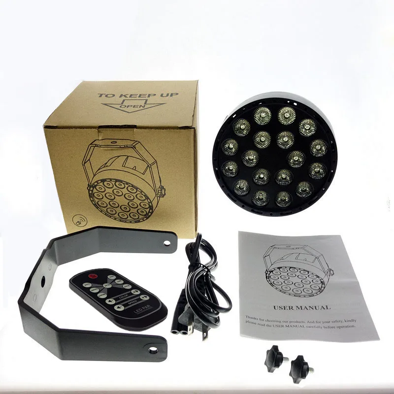 Новое DJ оборудование LED со звуковым управлением UV18 фиолетовый Pa сценическое