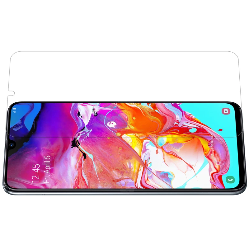 2 шт./партия NILLKIN кристально чистый протектор экрана для samsung A70 анти отпечатков