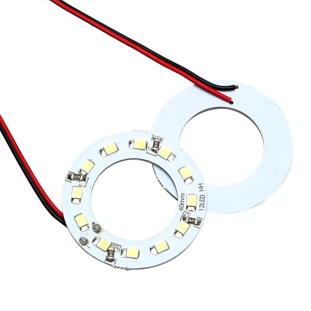 FORAUTO 2 шт. автомобильный головной светильник Светодиодный дневной ходовой 40 мм