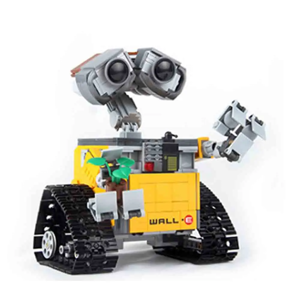 16003 Совместимость с legoing IDEA WALL E 21303 развивающие строительные блоки кирпичи