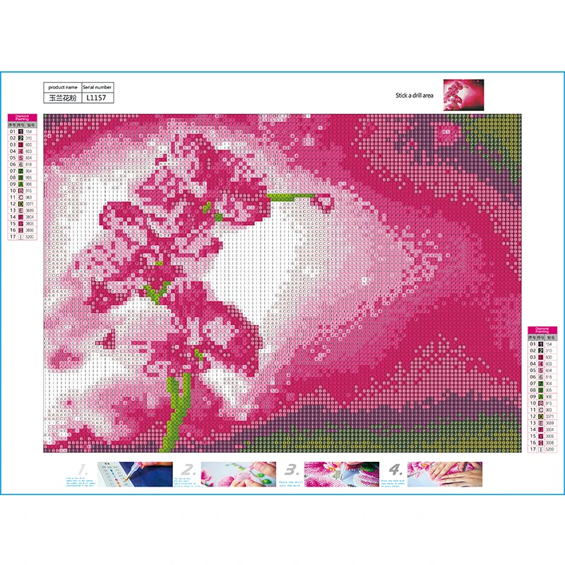 High quality full home diamond painting DIY 5D living room bedroom handmade cross stitch mosaic magnolia flower | Дом и сад