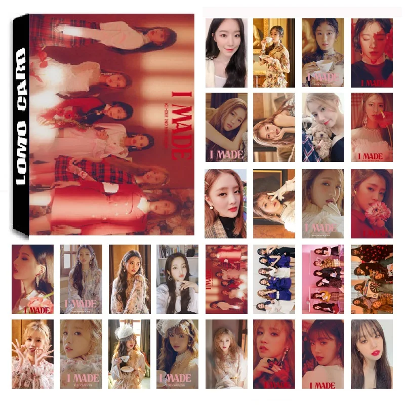 Новинка 30 шт./компл. KPOP GIDLE командный альбом для девочек Senorita Фотокарта из ПВХ