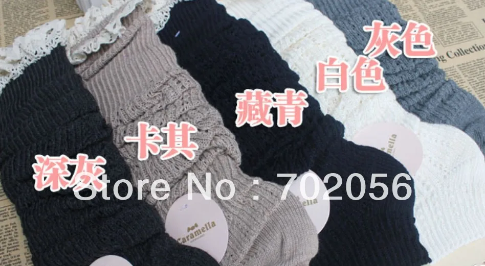 Рисунок 3 - Кружевные вязаные гетры с рюшами