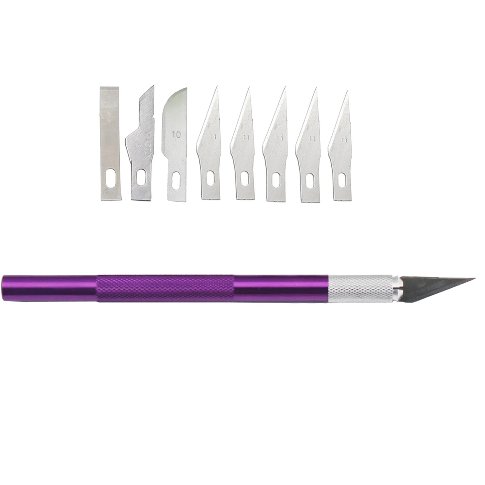 9 лезвия для резьбы по дереву инструменты DIY ручной инструмент Модель Набор