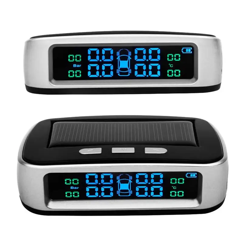 Беспроводная автомобильная система контроля давления в шинах TPMS ЖК дисплей на