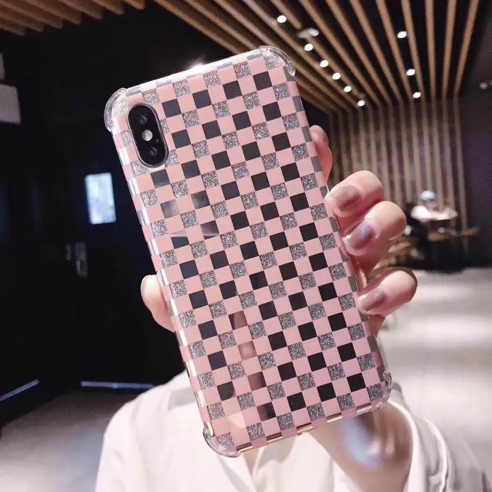 Чехлы IMD с сетчатым рисунком для iPhone X XS Max XR 8 7 Plus чехол телефона покрытием и
