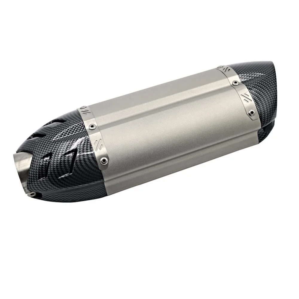 Углеродное волокно 51 мм труба глушителя для Yamaha YZF R6 1999 2002 XT 660 X/R 2004 2016 TDM 900 2014 MT10