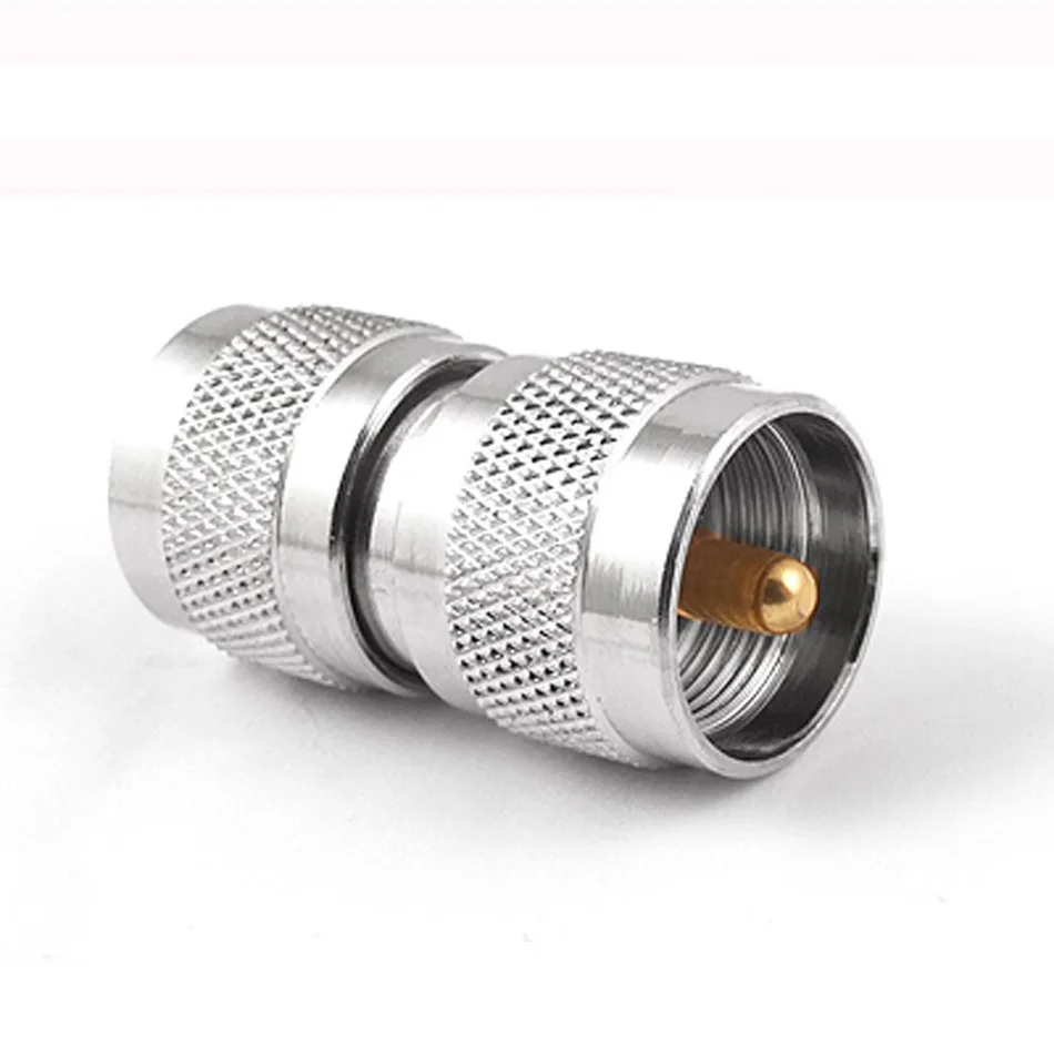 Горячая UHF мужчинами M/M коаксиальный кабель разъем адаптера|uhf male connector|uhf connectorl