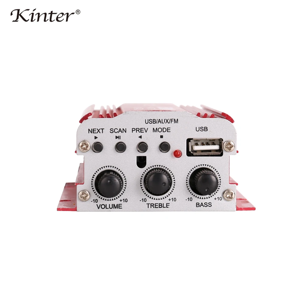 Kinter MA 700 оптовая продажа мини усилитель аудио 2.0CH DC12V Поддержка USB вход FM радио