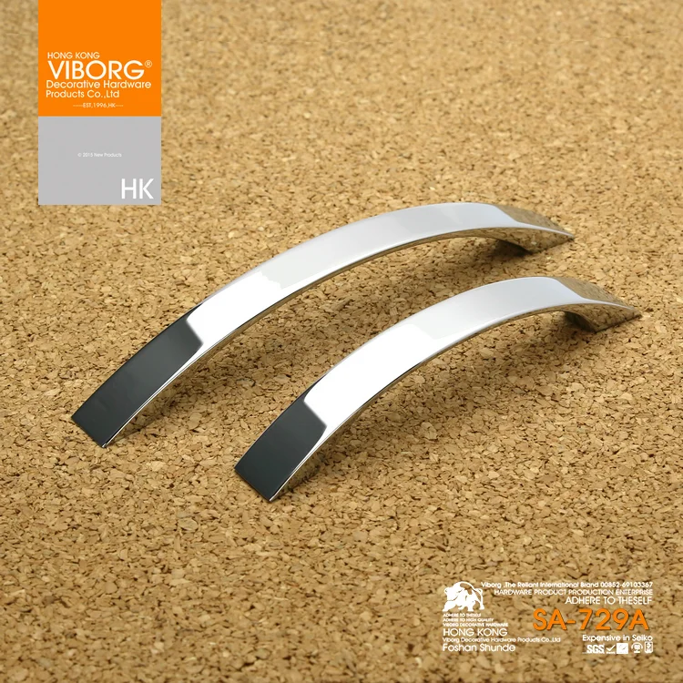Виборг 1 шт. 128 мм цинковый сплав современная кухня|cupboard door|drawer pull handlescupboard door handles |