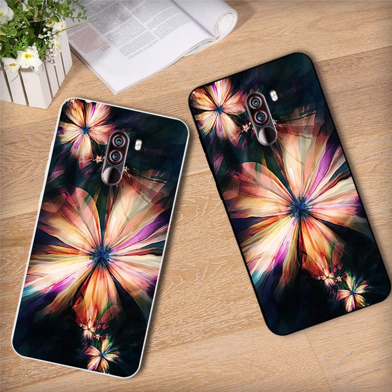 6.18 inch for Xiaomi Pocophone F1 Luxury Black Matte Cover Clear Silicone Soft TPU OKAY Phone Cases |