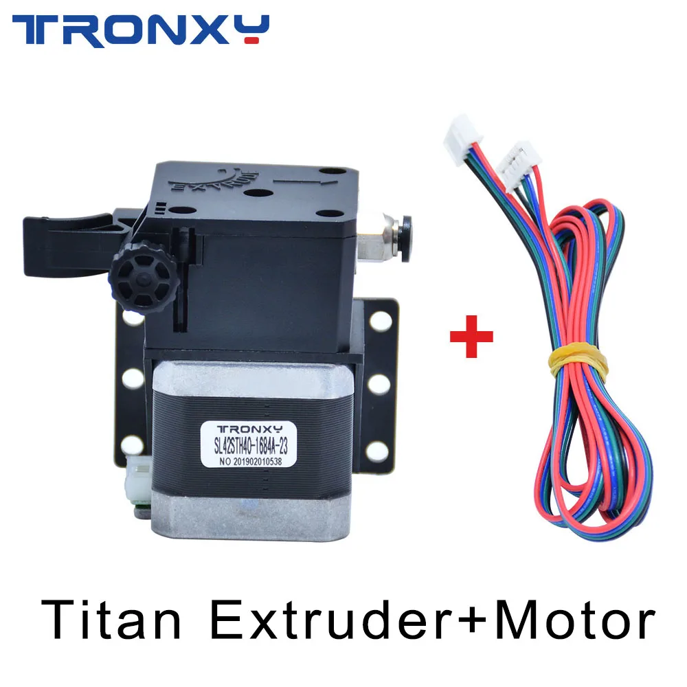 

Tronxy 1set Titan Extruder Upgrade Kit For 1.75mm Feeder 3D Printer Parts High Quality Stepper Motor With Free Electric Line