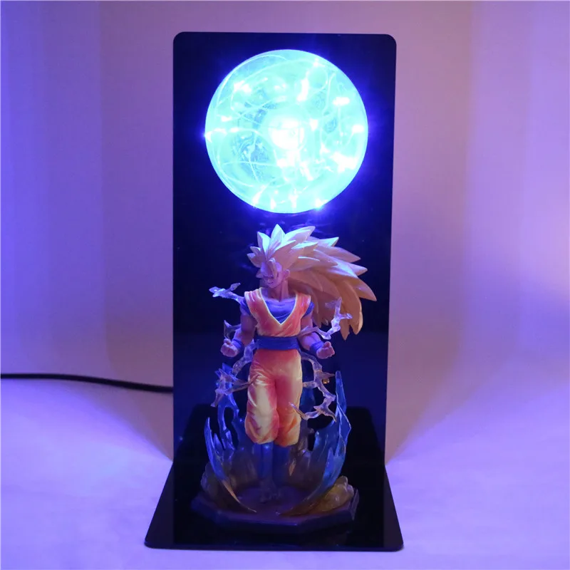 Dragon Ball Z Супер Saiyan Сын Гохан Аниме DragonBall фигурки Ночной светильник Настольная лампа экшн статуэтки коллекционные модели игрушки