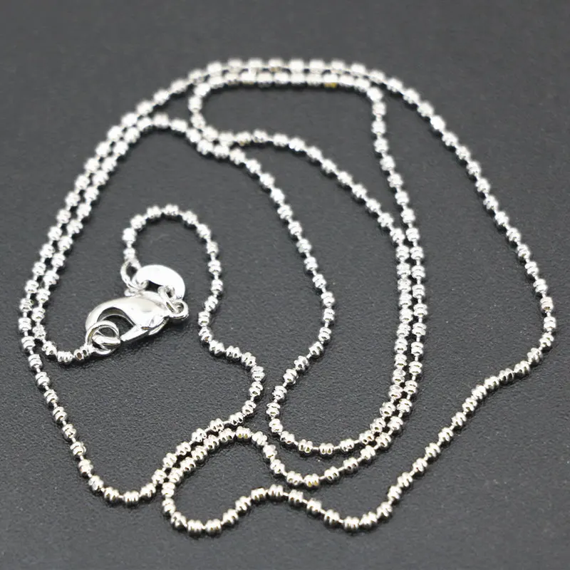 New Arrival Charms Women's Link Chains Necklace Copper Stainless Steel 1mm Diy Pendant Accessories Jewelry 18inch B3376 |
