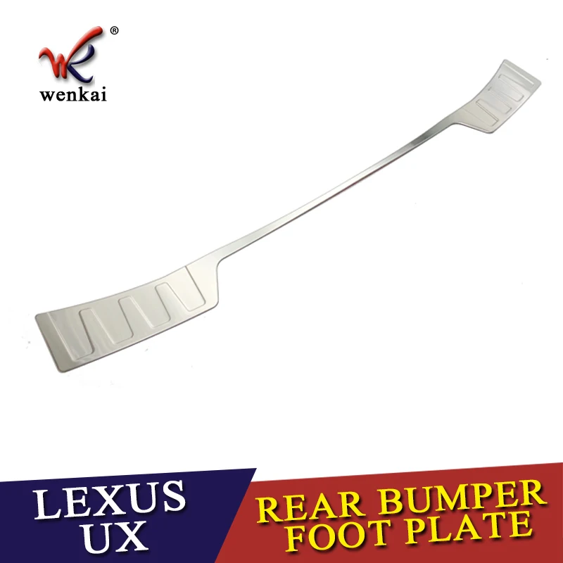 Задний бампер из нержавеющей стали для Lexus UX200 UX250h UX260h Накладка на порог защитная