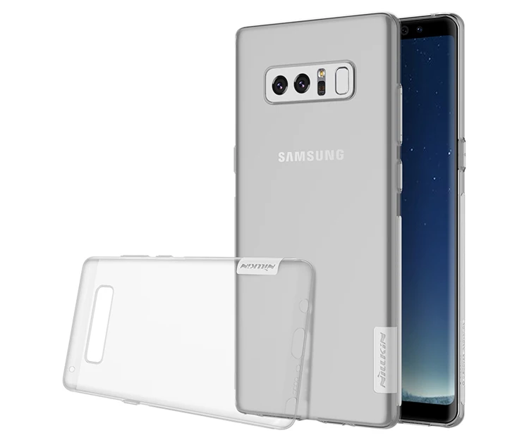 Чехол для Samsung Galaxy Note 8 чехол Note8 Nillkin Nature TPU мягкий прозрачный Сзади Cove |