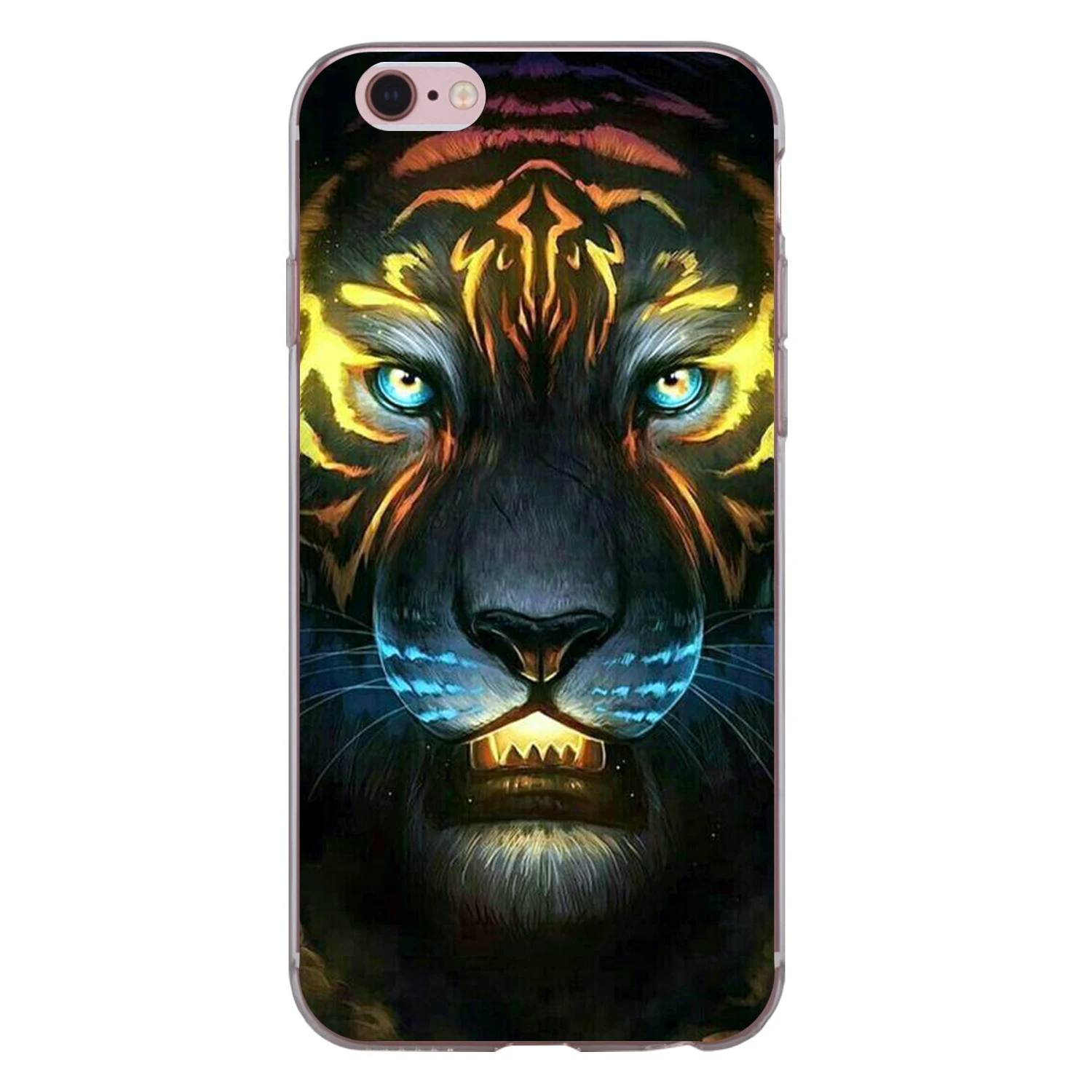 Для iphone XS Max XR X 8 7 6 6S Plus 5 5S SE 5C 4S 4 чехол мягкий TPU силиконовый Fundas с животным принтом