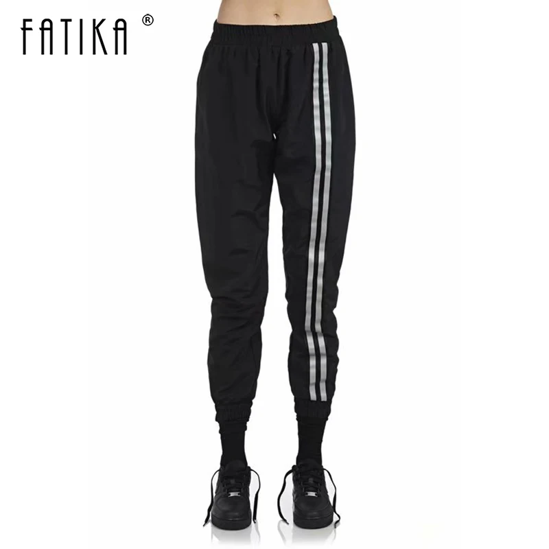 Брюки FATIKA до щиколотки с высокой эластичной талией и карманами стильные