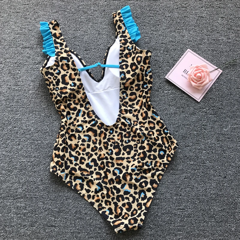 Сексуальный сдельный купальник с рюшами женский пуш-ап монокини купальный