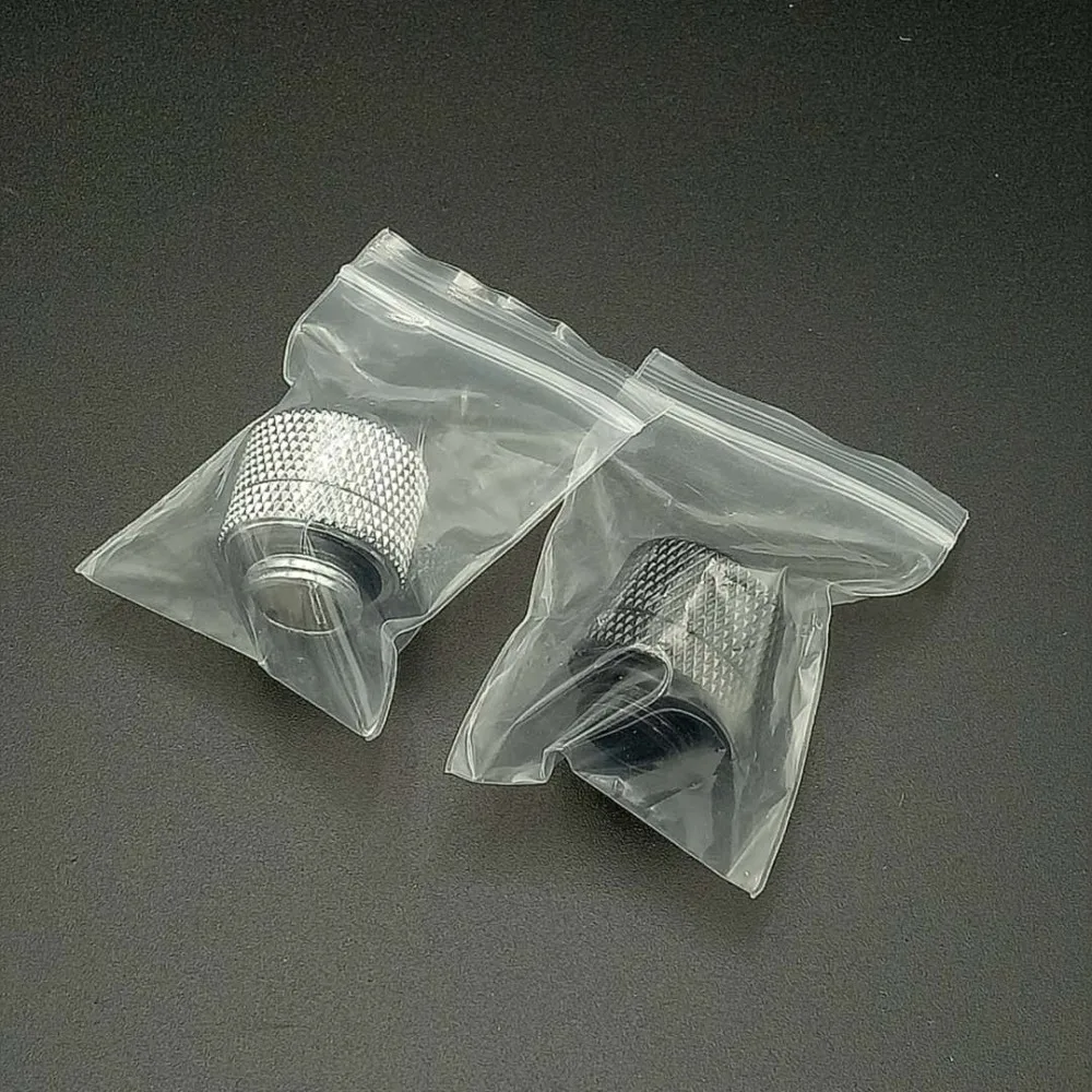 4 шт. оптовая продажа с фабрики поставка Черный Серебряный G1/4 &quot3/8&quot ID X 1/2 &quotOD 9 5X12