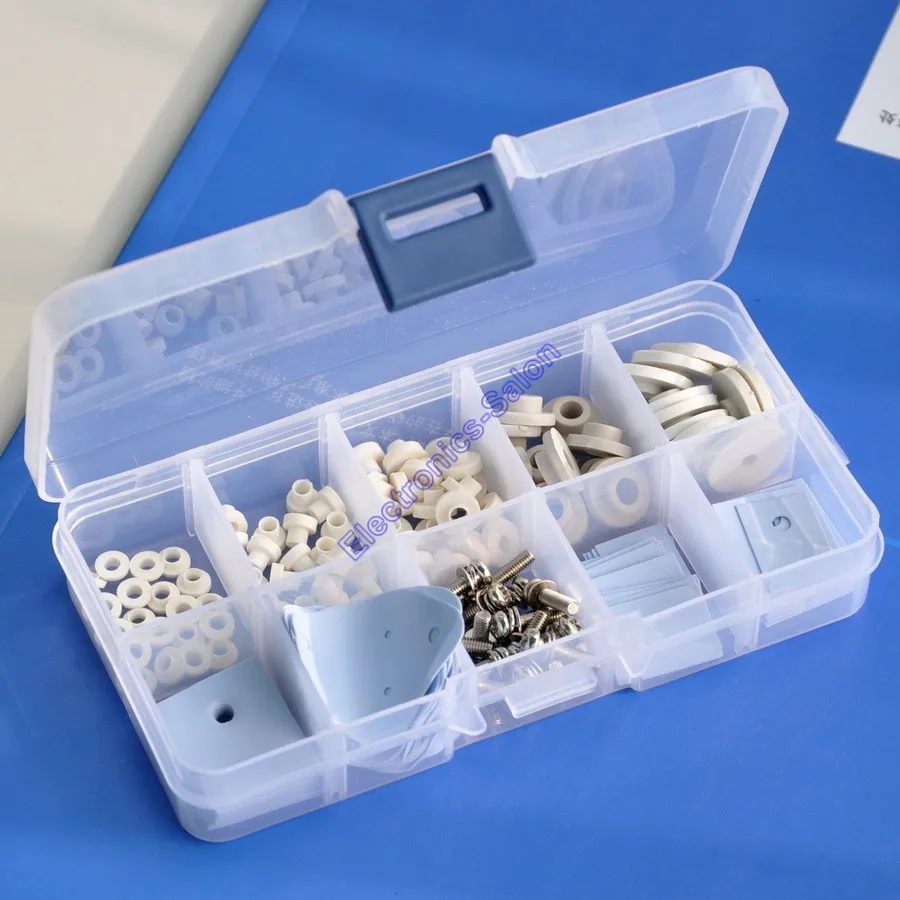 

Silicon Insulator, Bushing, Screw and Nut Assorted Kit.