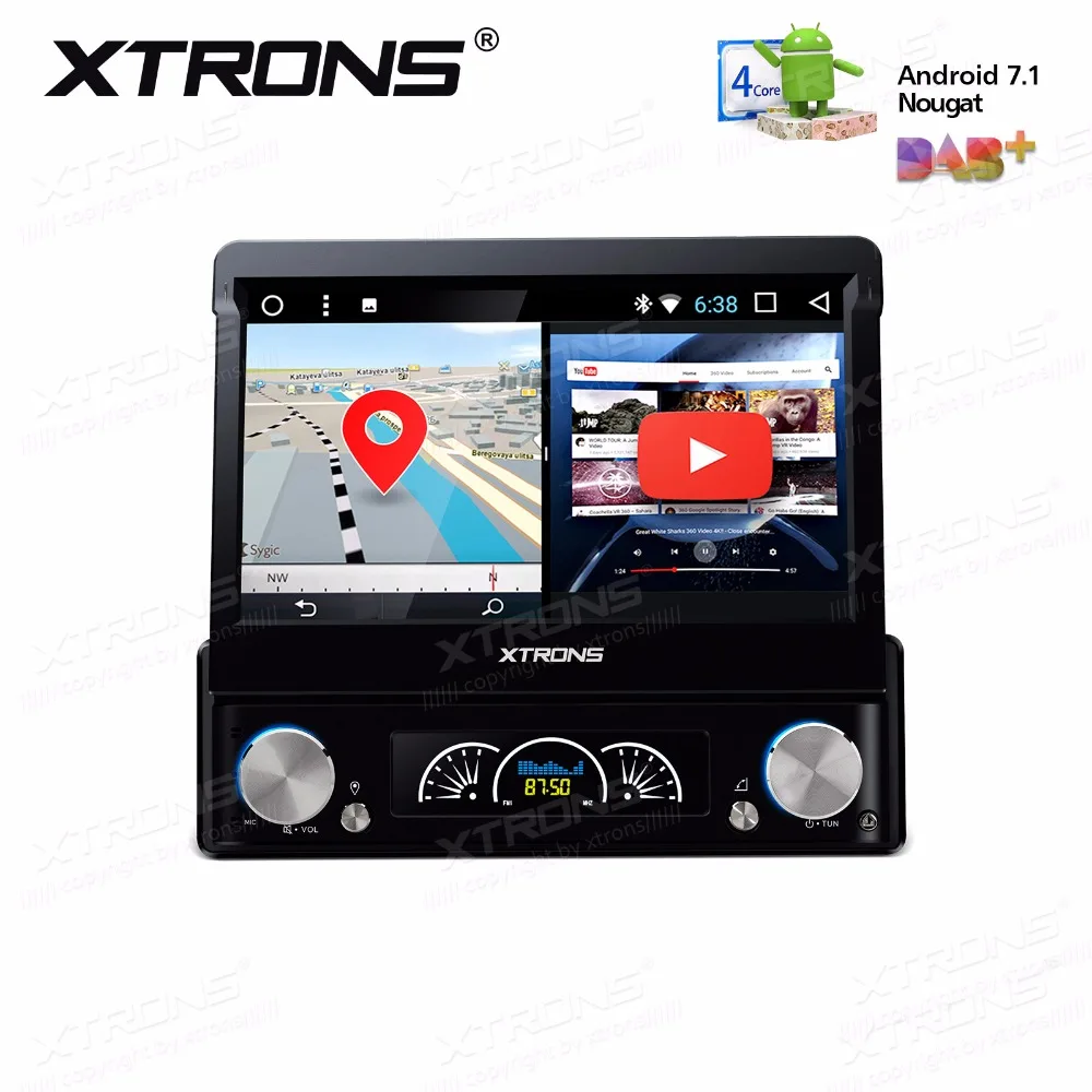 XTRONS 7 &quotHD Универсальный Android 1 Nougat цифровой съемный мультисенсорный экран 4K Видео