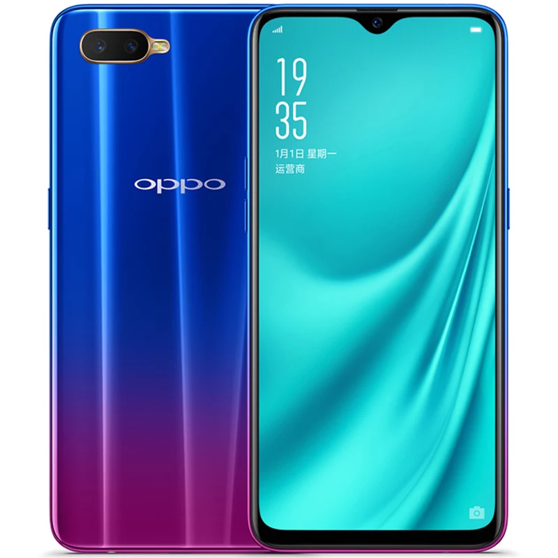 DHL Быстрая OPPO R15X мобильный телефон Snapdragon 660 Android 8,1 6," ips 2340X1080 6 Гб ram 128 ГБ rom 25.0MP экран отпечатков пальцев